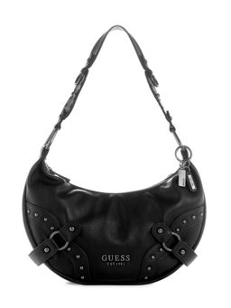 Guess - Women Black PU Solid Hobo Bag