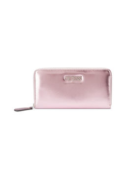 Guess - Women Pink Pu Solid Wallet