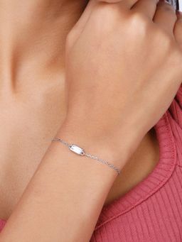 GIVA - Sterling Silver Treasure Box Of Memories Baguette Bracelet for Womens and Girls