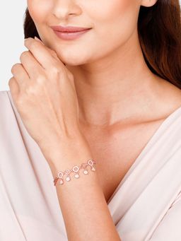 GIVA - Sterling Silver Anushka Sharma Rose Gold Exquisite Beauty Bracelet Womens and Girls