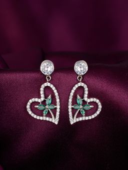 GIVA - Sterling Silver Heart Of Butterflies Earrings for Womens and Girls