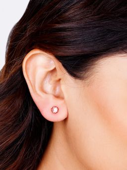 GIVA - Sterling Silver Rose Gold You're One Of A Kind Earrings Womens and Girls