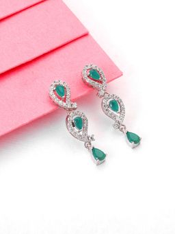 GIVA - Sterling Silver Mango Leaf Earrings for Womens and Girls