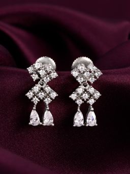 GIVA - Sterling Silver Sparkling Star Earrings for Womens and Girls