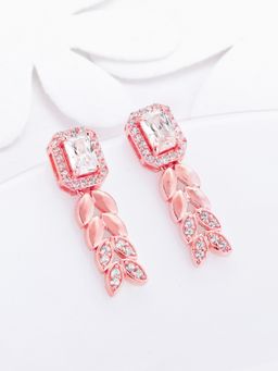GIVA - Sterling Silver Anushka Sharma Rose Gold Braided Earrings Womens and Girls