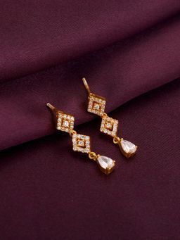 GIVA - Sterling Silver Golden Noontide Earrings for Womens and Girls