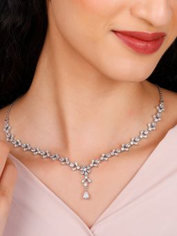 GIVA - Sterling Silver Floweret Necklace for Womens and Girls