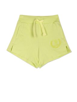 U.S. POLO ASSN. - Mid Rise Crest Solid-Plain Shorts