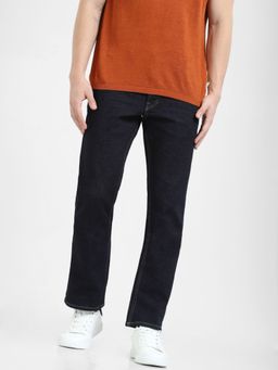 Jack & Jones - Dark Blue Low Rise Clark Regular Fit Jeans