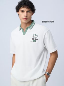 The Souled Store - Peanuts: Mayfly Polo T-Shirt