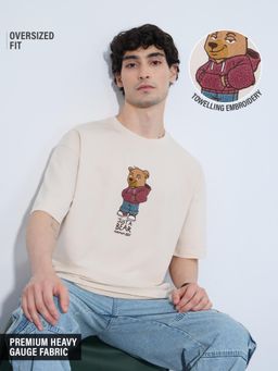 The Souled Store - Bear Minimum Oversized T-Shirt