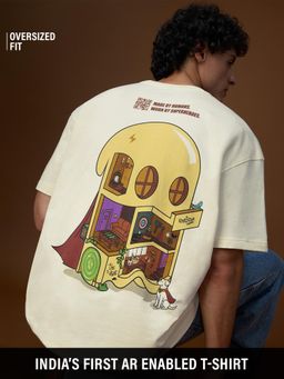 The Souled Store - Off White Birthday Special Oversized T-Shirt