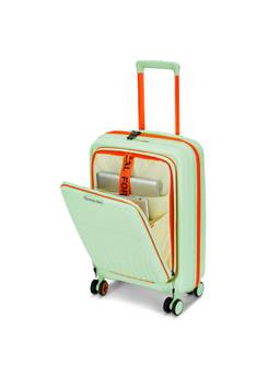 Nasher Miles - Capri Hard-Sided Polypropylene Green Trolley Bag (S)