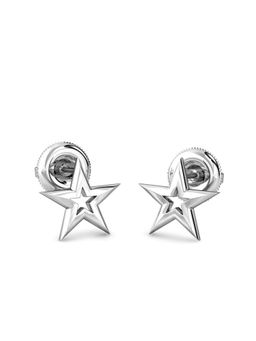 Candere by Kalyan Jewellers - 18K BIS Hallmark White Gold Earrings