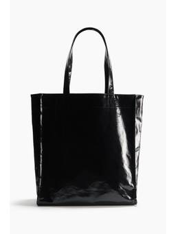 H&M - Men Black Shopper Tote Bag