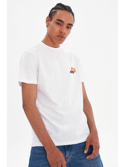 Trendyol - Man White T-Shirt