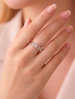 925 SILLER - Pure Celestia Spark Solitaire Ring