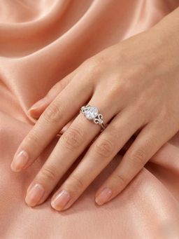 925 SILLER - Pure The Aria Vintage Oval Ring