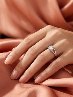 925 SILLER - Pure The Astrid Split Shank Ring