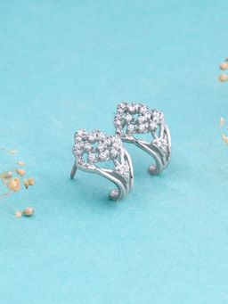 GIVA - Sterling Silver Glittering Beauty Earrings For Women