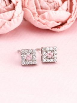 GIVA - Sterling Silver Dazzling Cube Earrings For Women