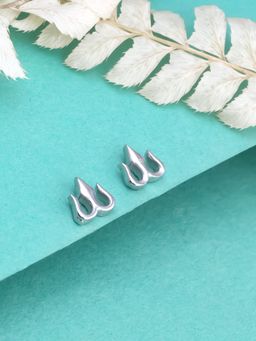 GIVA - Sterling Silver Trishul Earrings For Women