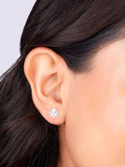 GIVA - Sterling Silver Silver Tiny Radiance Earrings For Women