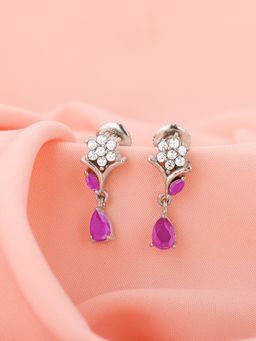GIVA - Sterling Silver Dewy Blossoms Earrings For Women