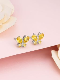 GIVA - Sterling Silver Winged Bling Earrings For Women