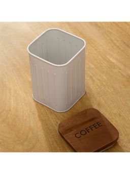 Ellementry - Foursquare Coffee Container With Wooden Lid