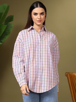 KOTTY - Women Multi-Color Oversized Stylish Casual Shirt