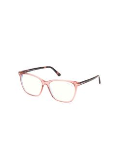 Tom Ford Eyewear - FT5762-B55074 Blue Block Square Eye Frames for Women (55)