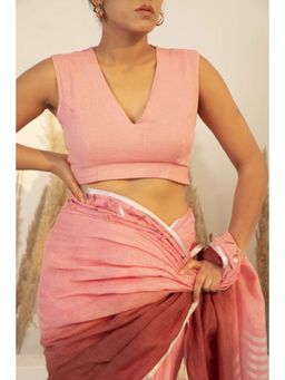 KAVANA - Tapas Pink Stitched Blouse