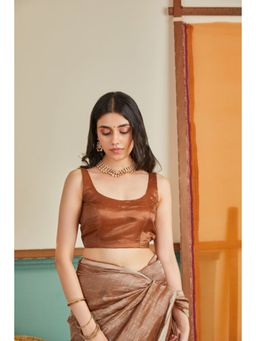 KAVANA - Women Brown Falaq Stitched Blouse