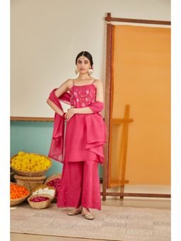 KAVANA - Women Embroidered Gulzar Kurta with Palazzo