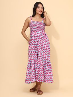 YELLOW BLOOM - Tie Up Shoulder Straps Swan Lake Dress