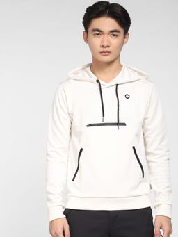 Jack & Jones - White Hooded Co-ord Sweatshirt