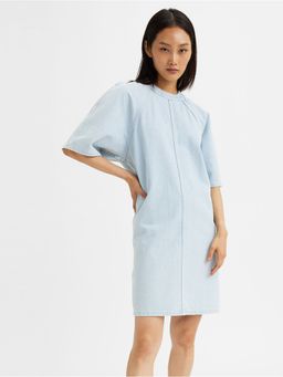 Levi's - Womens Solid Round Neck Dress