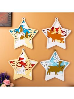 Gibox - Northern Star Christmas Wall Decor (Pack of 4)