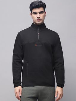 Reebok - Men Black Solid Sweatshirt