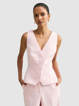 Forever New - Veda Petite V Neck Waist Coat