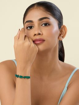 Isharya - Green Elara Emerald Bracelet