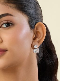 Isharya - White Rosalie Opaline Earrings