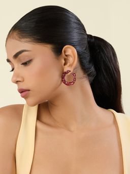 Isharya - Red Florence Ruby Earrings