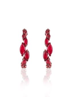 Isharya - Red Aurelia Ruby Drop Earrings