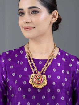 Joules By Radhika - Pink Masa Necklace