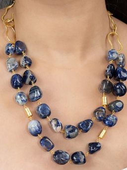 Joules By Radhika - Blue Taro Necklace