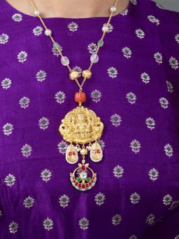 Joules By Radhika - Multi-Colour Raveliya Necklace