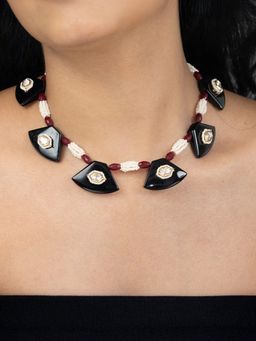 Joules By Radhika - White Meyvaya Necklace