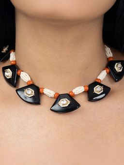 Joules By Radhika - White Samyora Necklace